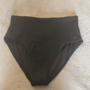 Old Navy Black Ribbed Swim Bottoms